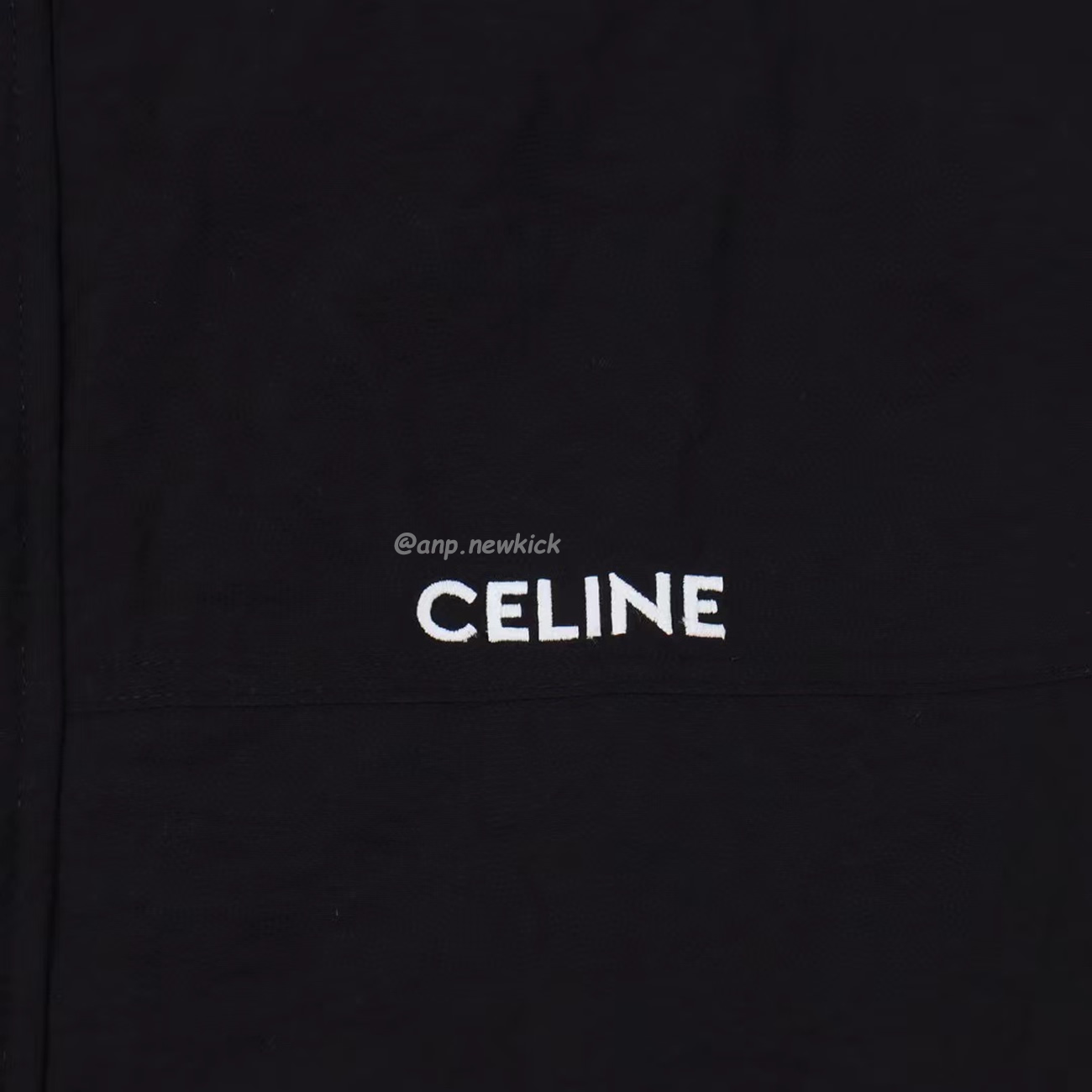 Celine Side Woven Zippered Jacket Black White (6) - newkick.cc